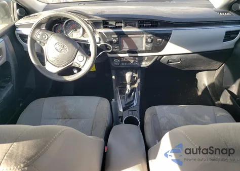 2016 Toyota Corolla L z USA, uszkodzony, nr VIN 2T1BURHEXGC494546